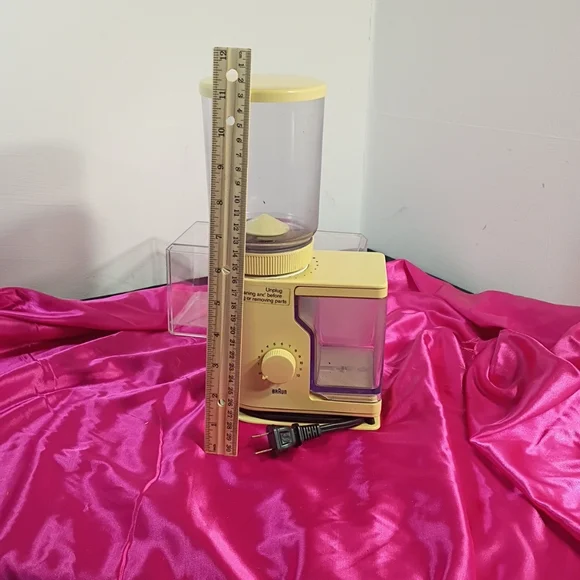 Vintage Braun 4045 Aromatic Burr Coffee Grinder Works Great Tested. - Picture 11 of 12